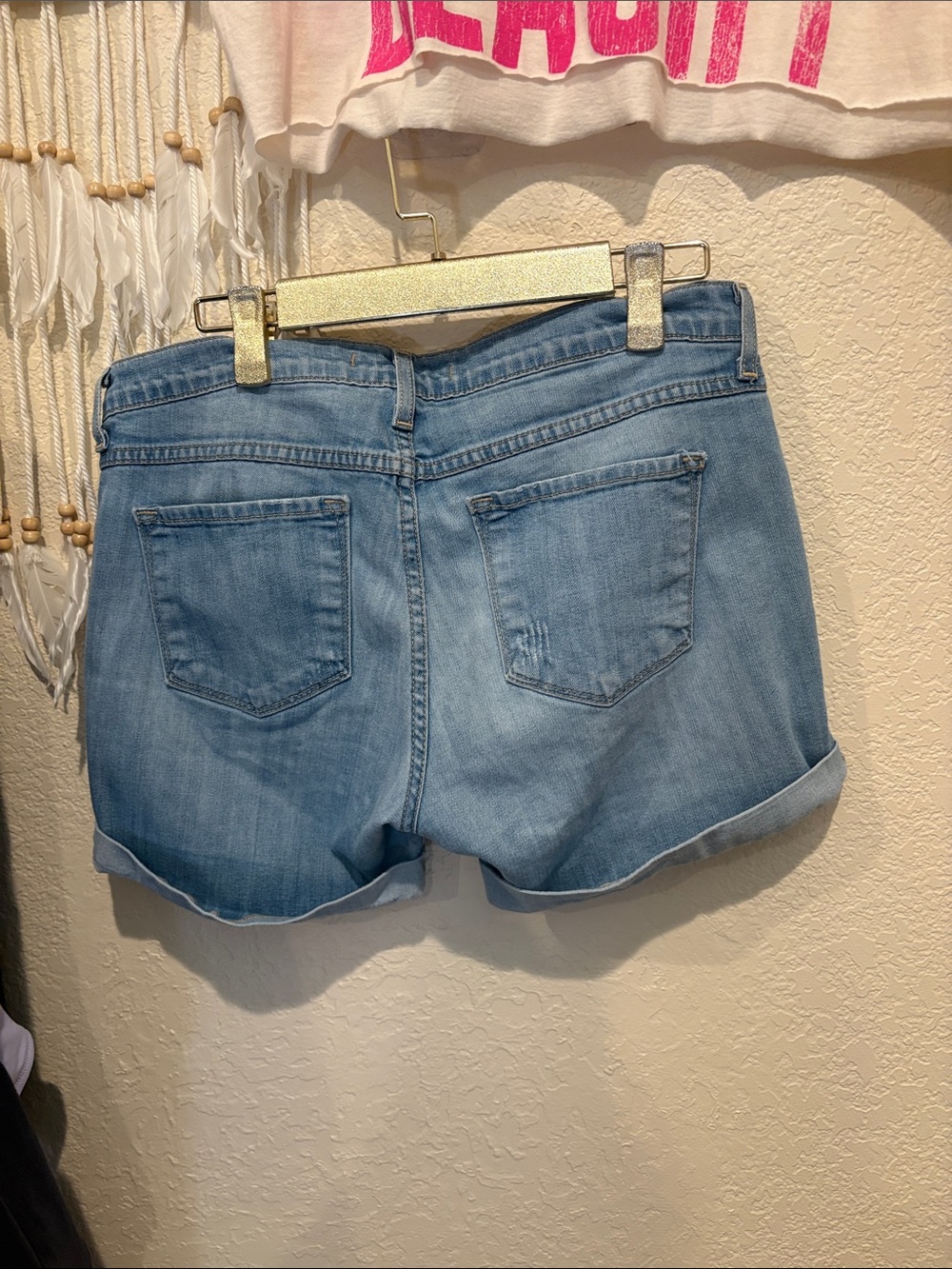Flying Monkey Slouchy Low Rise Jean Shorts - Picture 9 of 9